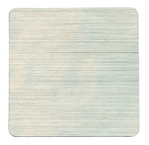 6 Stainless Steel Pattern On-Metal NFC Tag Stickers 25mm Square - 888 Bytes NTAG216, Compatible with all NFC-capable phones (Stainless)