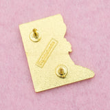 DC Cherry Blossoms Hard Enamel Lapel Pin