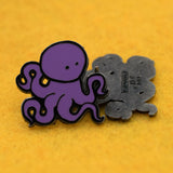 Octopus Tina Hard Enamel Pin (Begin Industries x Ken Ives)