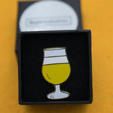 Craft Beer Tulip Glass Hard Enamel Lapel Pin