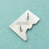 DC Cherry Blossoms Hard Enamel Lapel Pin